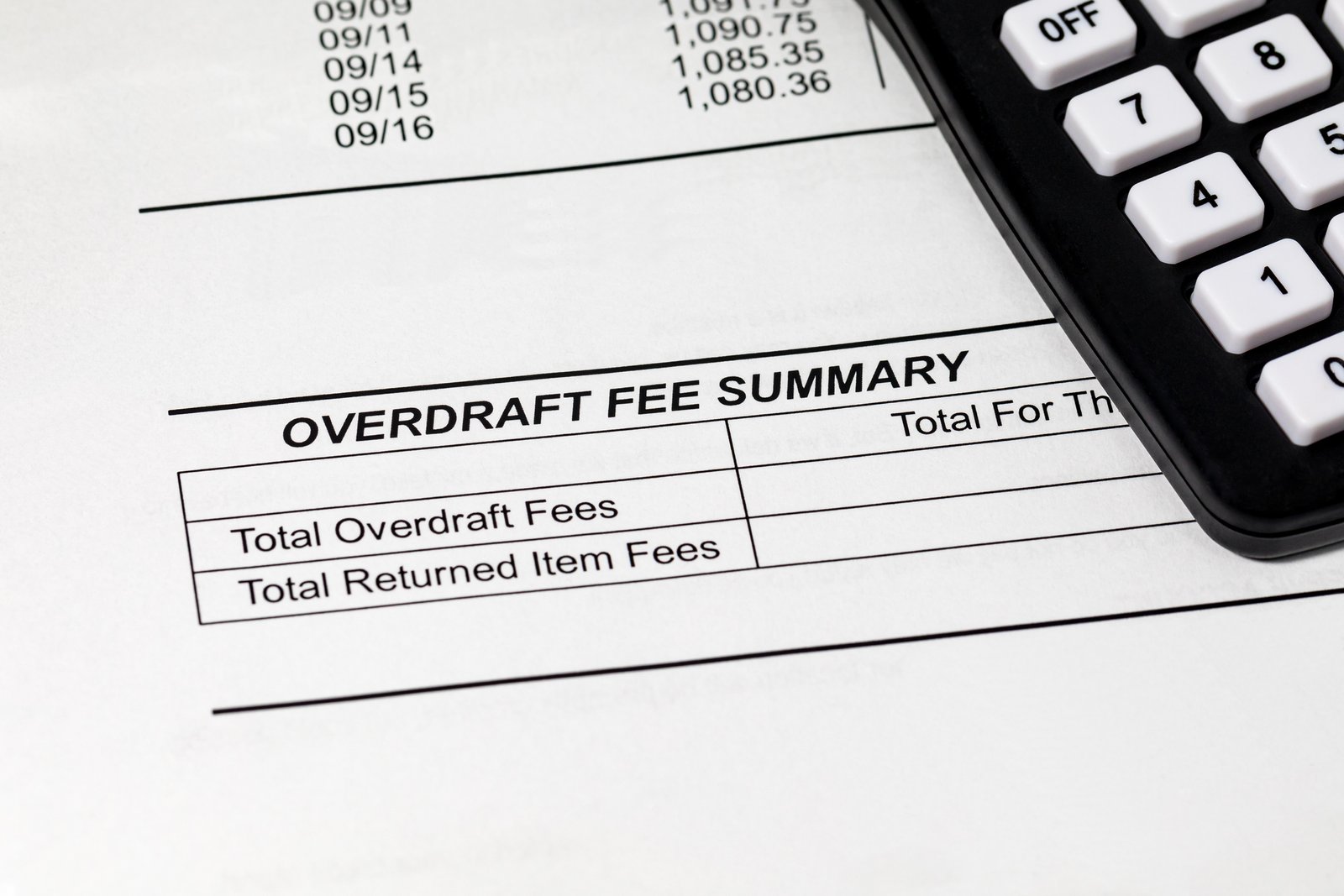 Overdraft Debt